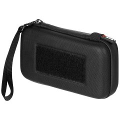 Tasche Hartschale Klein 19 x 10 x 4,5 cm Schwarz mit Klettschlaufen + Netzfach + Handschlaufe