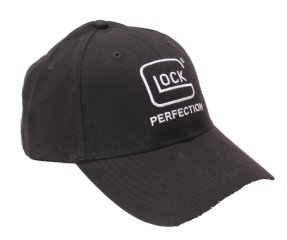 Glock Cap schwarz Schrift weiß