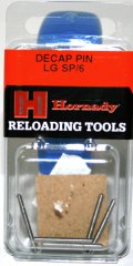 6x HORNADY Decapping Pins / Zündhütchen Ausstoßerstifte f. Kalibriermatrize ohne Kopf Large 060008
