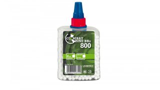 800 - UMAREX Combat Zone Basic Selection BBs 0,12g - 800 St. Airgun Softair Pellets 6mm WEISS 0.12g