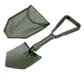 BW Klappspaten Oliv + Tasche - Neu - Bundeswehr Spaten Imit.