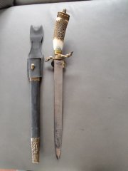 Antiker Hirschfänger Wayersberg Solingen