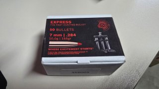 50St. Geco 7mm|.284 - 10,0g. / 155gr. Express Geschosse