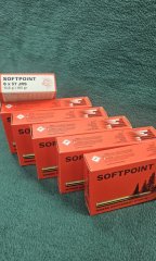 120 Schuss Geco 8x57IRS Softpoint 12g 185gr Teilmantel