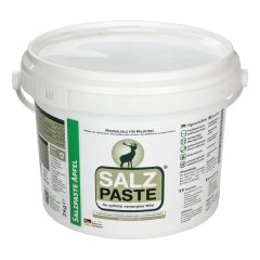 2kg Salzpaste - Wildlockmittel pastös / streichfähig mit Eimer | Apfelgeschmack, Kirrung, Salzlecke