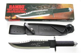 RAMBO Messer First Blood Part II John J. Rambo Individually Numbered Signature Edition Neu/Ovp