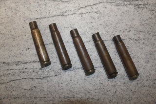 BREDA MG SAFAT Luftwaffe 12,7x81 SMI messing hülse SATZ VON 5 STÜCK