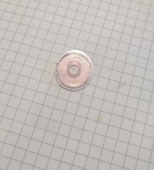 5,9 ANSCHÜTZ Transparent Lochkorn, rosa, M18, Gr. 5,9