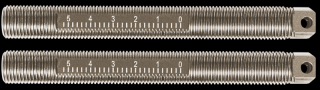 019835 ANSCHÜTZ Precise Alu-Säulen Länge 140 mm, Ø 15 mm, 2 Säulen
