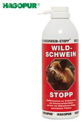 1x Hagopur WILDSCHWEINSTOPP "rot" 400ml > intensiver Duft = wirksamer Schutz vor Schwarzwildschäden