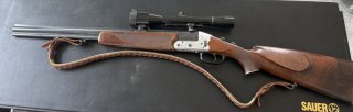 Rottweil Bockbüchsflinte mit Optik keine Blaser ..