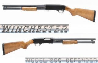 WINCHESTER 1200 " DEFENDER " Pump Action / VS Rep.- Flinte im Kaliber 12/76 Magnum