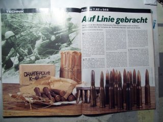 Visier-Heft ** Die russische Dreilinien-Patrone 7,62 x 54 R ++ Steinschloß Vorderlader-Gewehre **