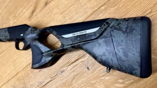 Blaser R8 Ultimate Carbon Huntec Camo Gehäuse / Atzl Match-Jagd-Abzug / Logo Silber / Semi Weight