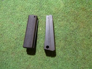 Colt 1911 Feder-Gehäuse (Mainspring Housing) gerade, mit Checkering