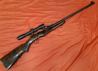 Russischer Match-Einzellader Kal. 22 LR mit 4x36 Schmidt und Bender-ZFR