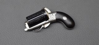 Bündelrevolver Arendt Pepperbox Perkussion 7mm Stiftfeuerpatronen