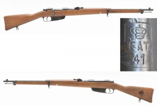 WK II Ital. Militärgewehr FAT 41 " Fucile M. 91/41 " im Kal. 6,5mm Carcano