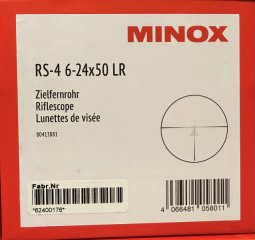 Neuware---Minox RS-4 6-24x50 LR Leuchtabsehen BDC 34mm Mittelrohr Zero Stop Double Tunr