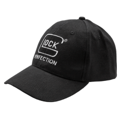 GLOCK Schildmütze "PERFECTION" Low Crown (Basecap / Baseballcap / Kappe) #3038 schwarz NEU