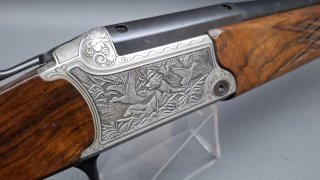 BBF Bockbüchsflinte Blaser 95 Luxus Handspanner 20/76 7x57R mit Gravur und Schaftmagazin