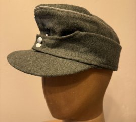 Feldmütze Infanterie Offizier Wehrmacht komplett Kopie WH WK2 Reenactment