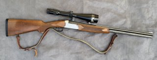 ZOLI Bockbüchsflinte / BBF im Kal. 12/70 - 7x65 R mit ZEISS DDR ZF 3-12x56 M Abs. 1