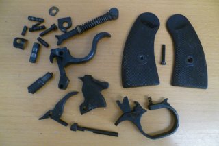 Konvolut freie Ersatzteile Leuchtpistole Mod. 1934 Erma 1940