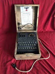 Enigma M3 Chiffriermaschine 3 Walzen als Nachbildung vom Deutschen Reich