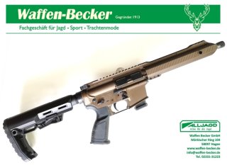 Selbstladebüchse Messerschmitt AR15-9 PCC Kal. 9mm Luger Sport 10,5" bronze -NEUWARE-