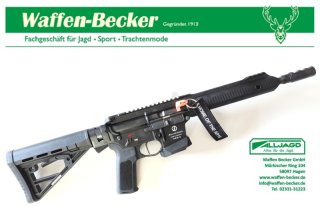 Selbstladebüchse Schmeisser AR15-9 S4F Sport Dynamik PCC 10,5" 9mm Luger, black -NEUWARE-