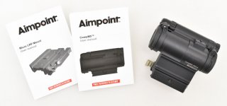 Top ! AIMPOINT CompM5 Rotpunktvisier mit LRP Riser Mount 39mm