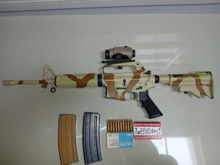 MGC Japan M16 A2 Filmwaffe ( Firecap model gun )