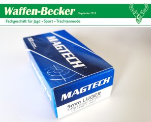 1.000 Schuss Magtech 9mm Luger 115grs. JHP (Hohlspitz) ---NEUWARE!---