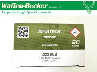 1.000 Schuss Magtech .223Rem. 55grs. FMJ ---NEUWARE!---