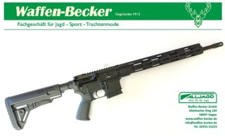 Selbstladebüchse Messerschmitt AR15 Kal. .223Rem. 18"-Lauf, black -NEUWARE-
