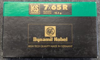 60x RWS 7x65R KS 10,5g/162gr