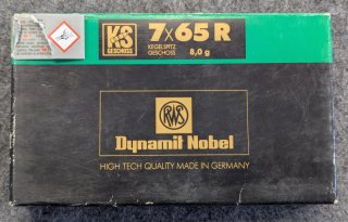 20x RWS 7x65R KS 8,0g / 123gr