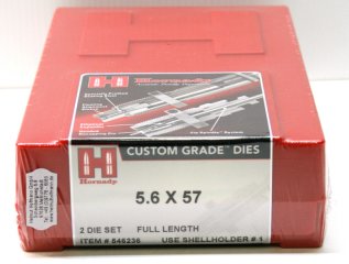 1 x HORNADY Full Length Set 2-Die Matrizensatz Speciality 5.6x57 .224 5,6x57 #546236 Series IV (4)