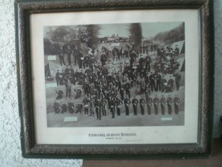 Altes originales Reservistenbild Württ.124. IR Weingarten 1905
