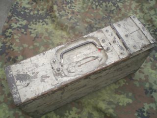abx Holz MG Gurtkasten für MG 08 oder Schwarzlose 1. Weltkrieg