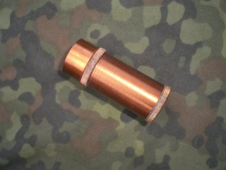 Feuerzeug für die Deutsche Wehrmacht Partei in Braun mit RZM Stempel