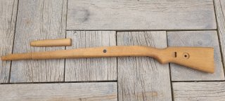 GewehrSchäft, Mauser K 98 , kolben frühe Art des BeschlagensTOP Repro !!!