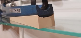 Auflagekeil Flach 50 mm für Walther, Keil, Holzschaft, Auflage