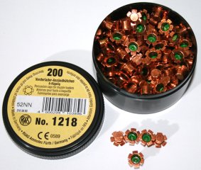 200 Stück RWS Vorderladeranzündhütchen #1218 | 5,90mm | 6-Flügelig! Dose mit 200 Stück > #2103893