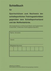 Schießbuch | Schiessbuch für Sportschützen - Motiv BW Style