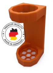 Magnetischer Schalldämpfer Halter bis Ø 56mm Orange | Waffenschrank Halterung Schalldämpferhalter