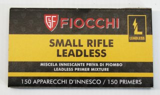150 x FIOCCHI BOXER Zündhütchen Small RIFLE 4,45mm S.R. SR ZETAPI Schwermetall FREI GREEN NEU 150St