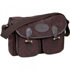 Parforce Jagdtasche Leder - Lautlose Jagdtasche aus weichem Büffel-Nubukleder UVP 129,99 €