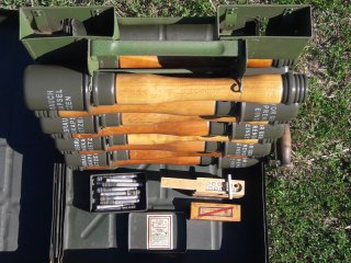 Munitionskiste Transportkiste & 15 x Stielhandgranate M24 usw. 1938 Elite SS Wehrmacht 2WK WK2 WW2